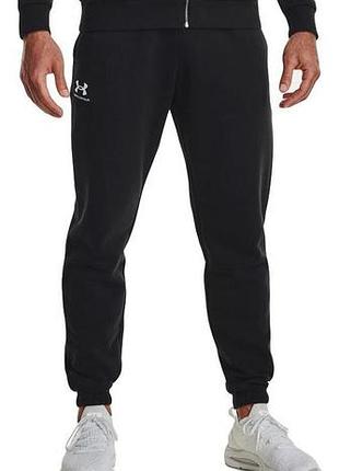 Брюки чоловічі under armour essential fleece jogger (1373882-001)