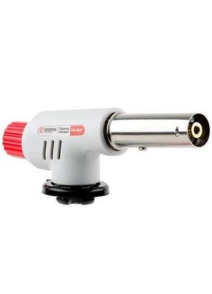 Горелка газовая c пьезоподжигом intertool gb-0021 (gb-0021)