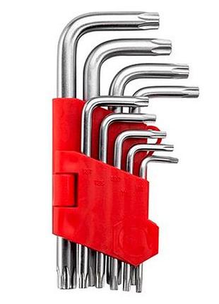 Набор torx ключей intertool 9 шт. (ht-0607)
