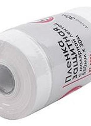 Пленка защитная с малярной лентой intertool 0.55 х 30 м (kt-0801)