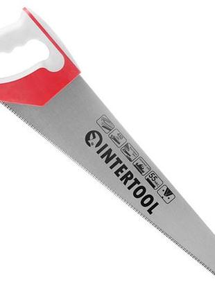 Ножовка по дереву intertool 450мм x 11t x 3d (ht-3162)