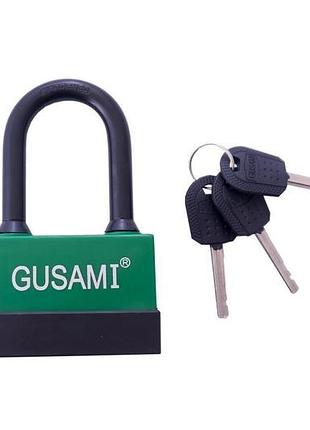 Замок навесной fzb 75 мм gusami длинная дужка (16-48-003)