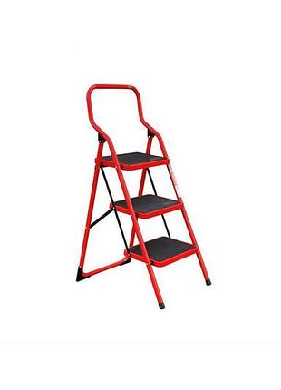 Стремянка intertool 1145 мм х 3 ступени 380 х 260 мм (lt-0033)