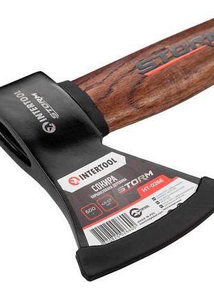 Топор intertool-storm 600г дуб (ht-0266) 7