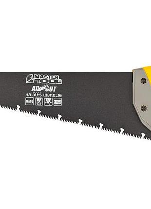 Ножовка по дереву mastertool 400 мм 10t х 1" тройная заточка с тефлоновым покрытием (14-2440)