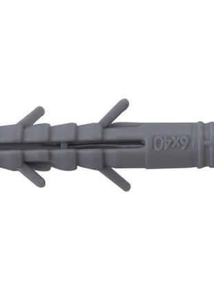 Дюбель apro 6 x 40 мм грибок (100 шт.) mtg-60040 (mtg-60040)