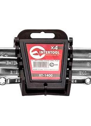 Набор накидных ключей intertool 4 шт. (6-24 мм) torx (xt-1400)