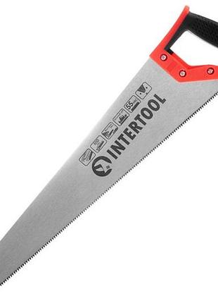 Ножівка по дереву intertool 500мм x 7t x 2d (ht-3103)
