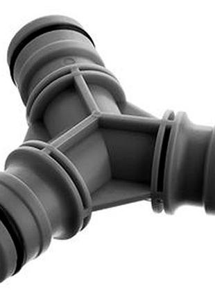 Тройник для коннектора intertool 3/4" х 3/4" х 3/4" (ge-1004)