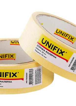 Лента малярная unifix 30 мм x 20 м желтая (mr-7030261) (6 шт.)
