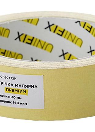 Лента малярная unifix 30 мм x 40 м премиум (mr-7030472p)