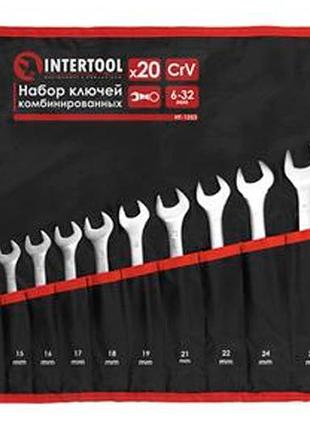 Набор рожково-накидных ключей intertool 20 шт. (6-32 мм) в чехле (ht-1253)