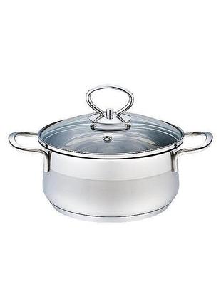 Кастрюля нержавеющая maestro 240 мм x 5.5 л mr-3508-24 (mr-3508-24)