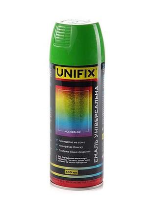 Эмаль универсальная unifix 400мл ral 6018 зелено-желтый (951027)