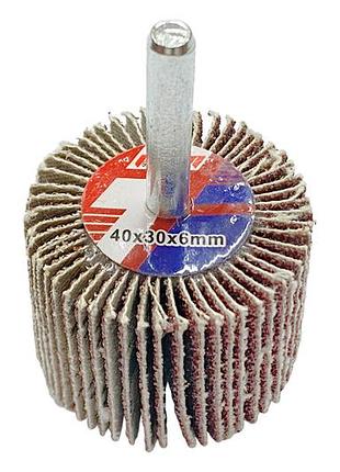 Круг пелюстковий в оправці sprut 40 x 30мм x р80 (п-klo-14110)