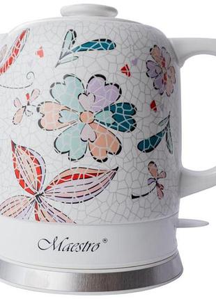 Электрочайник maestro mr-068-flowers (mr-068-flowers)