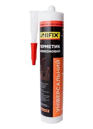Герметик силіконовий unifix 280 мл універсальний прозорий (951261)