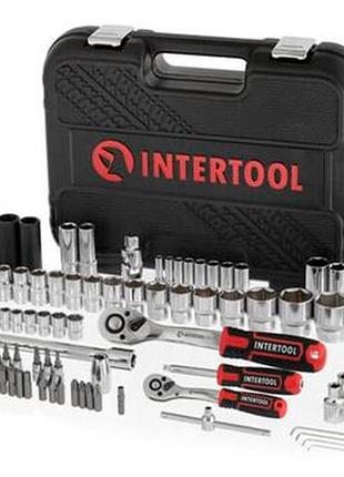 Набор инструмента intertool 1/4" x 1/2 111 ед. storm (et-8111) 3