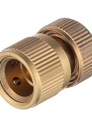 Коннектор латунный на шланг intertool-storm 1/2" × 1/2" (ge-1216)
