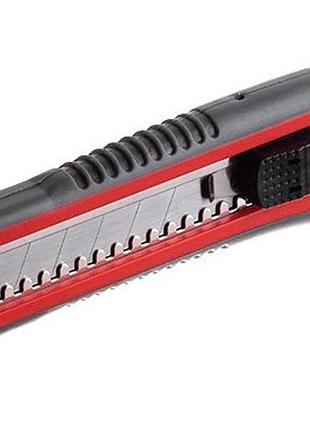 Ніж intertool 18 мм автозамок + 3 леза (ht-0508)