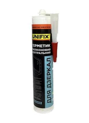 Герметик силіконовий unifix 280мл всепогодний прозорий (951270)