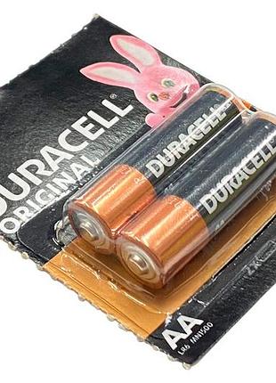 Батарейка лужна duracel aa lr06 (р-1052) (2 шт.)
