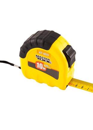Рулетка mastertool 10 м х 25 мм shiftlock (62-1025)