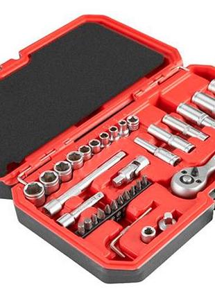 Набор инструмента intertool 1/4" x 36ед diy (et-9036) 3