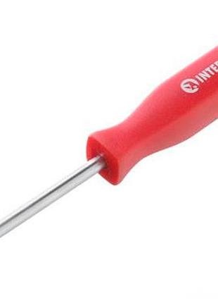 Отвертка intertool шлицевая ударная sl5 х 75 мм (ht-0481)