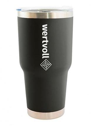 Термокружка wertvoll 900мл yummy чорна (rx-7002bk)