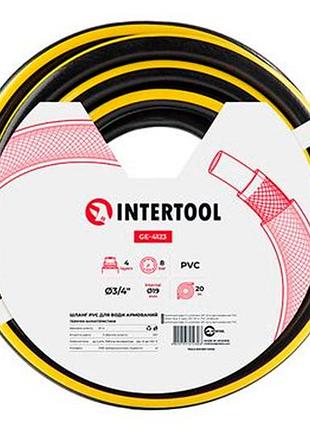 Шланг поливочный intertool 3/4" x 20м зебра (ge-4123) 4