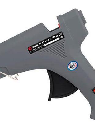 Пистолет клеевой intertool 11.2 мм x 60 вт (rt-1103)