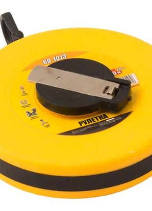Рулетка mastertool 10 м x 13 мм бобина стекловолокно (69-1013)