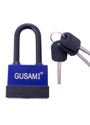 Замок навесной fzb 55 мм gusami длинная дужка (16-48-001)