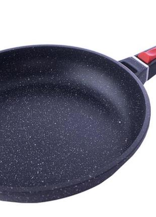 Сковорода антипригарная maestro 280 мм granite (mr-4928)