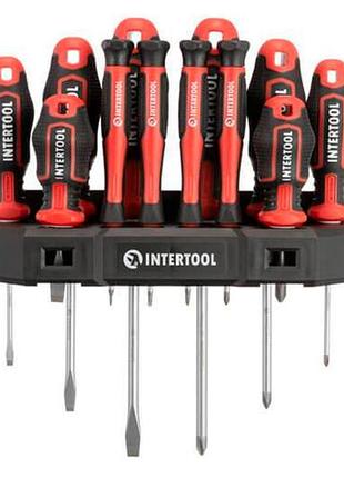 Набор отверток intertool ph x sl storm (12 шт.) (vt-3442)
