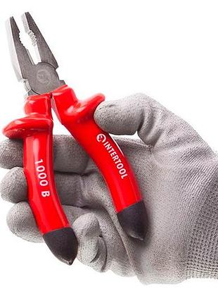 Плоскогубцы intertool 160 мм 1000 в (nt-0312) 5