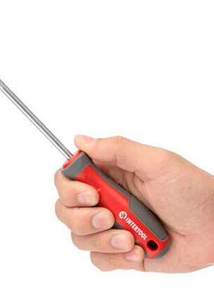 Отвертка intertool sl6 x 150 мм pro (vt-3311) 4