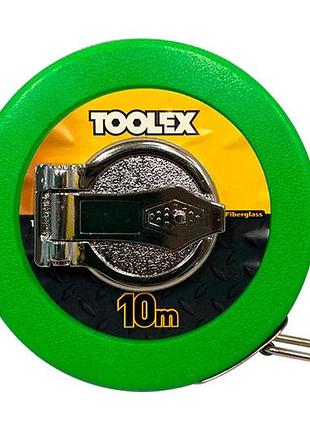 Рулетка toolex 10м x 13мм бобина стекловолокно (11r0110)