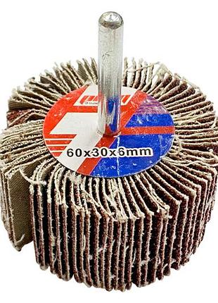 Круг лепестковый в оправке sprut 60 x 30мм x р80 (п-klo-14140)