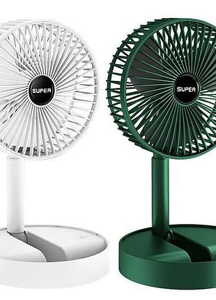 Портативний міні вентилятор для дому telescopic folding fan · складаний настільний вентилятор з usb зарядкою
