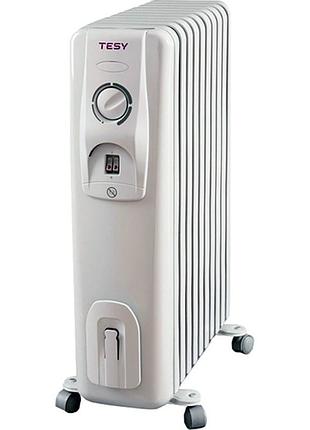 Масляный радиатор tesy cc 2008 e05 r (2,0 квт) (с терморегулятором, датчиком от падения и перегрева)