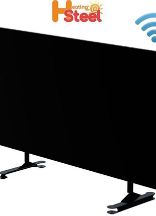 Металлический гибридный инфракрасный обогреватель twp slim 6011 (1350 вт, серия wi-fi) (black (черный))