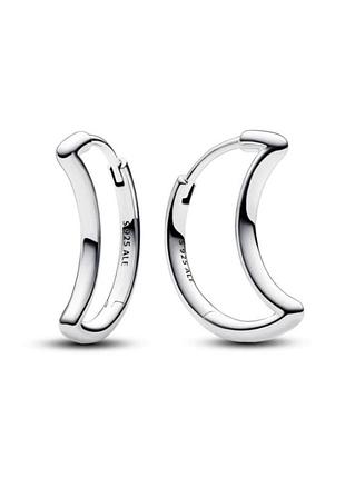 Оригинал original pandora пандора оригинальные серебряные серьги месяц луна 292989c00