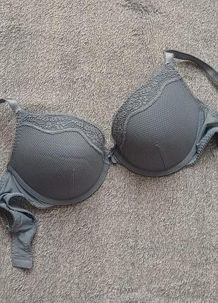 Бюстгальтер marks & spencer (m&s) push up plunge р. 85b / 38b