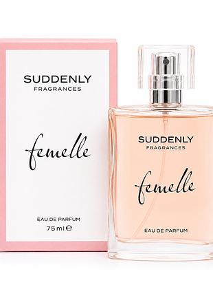 Жіноча парфумована вода suddenly femelle, 75 мл