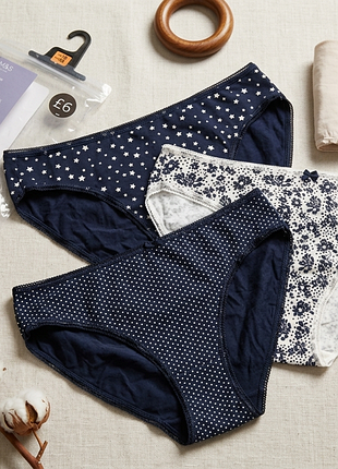 Набір жіночіх трусиків m&s high legs (5 шт.) р. uk 10 (eur 38)