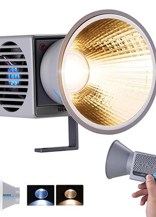 Портативный двухцветный студийный мини видеосвет neewer hs60b 60w bi-color led video light (2700-6500k, app ко