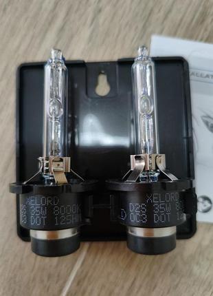 Комплект ксеноновых ламп xelord d2s 8000k 35w – мощный синий свет для вашего авто