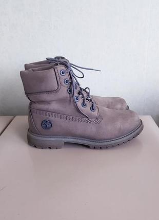 Сірі черевики timberland демісезонні зисові ботинки